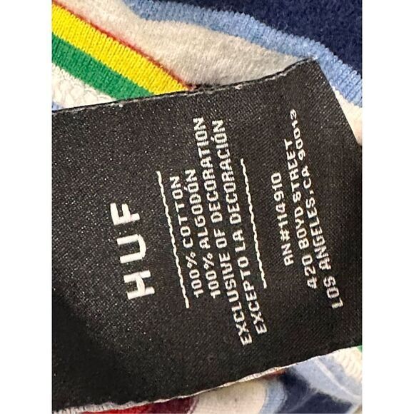 Nice HUF Men's Multi T-shirt multicolor size small Good Condition - Picture 6 of 7